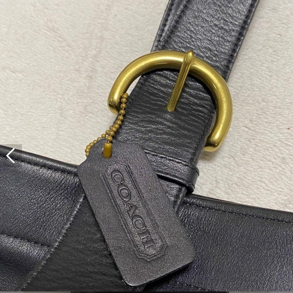 Coach Soho Lafayette Black Leather Tote Bag Vintage - Picture 13 of 16